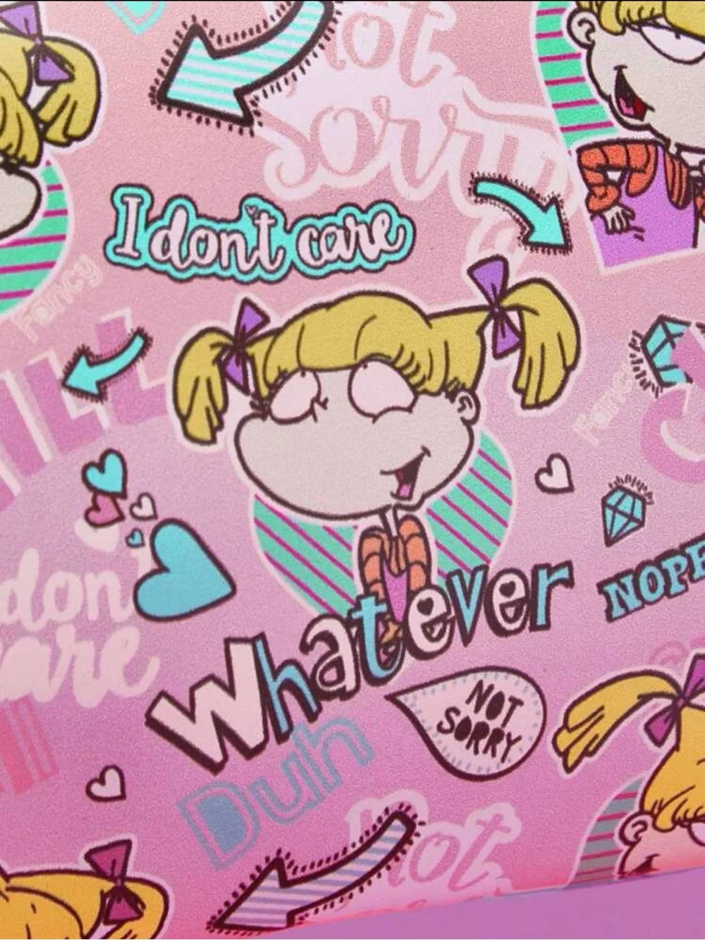 90s nickelodeon angelica rugrats Travel Pouch